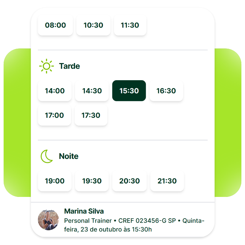 Defina seus horários e valores de consulta